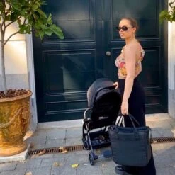 Leclerc Black Changing Bag -Baby Supplies xfddfg