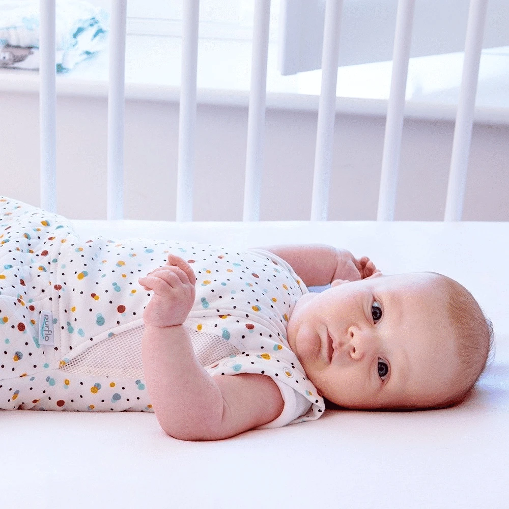 Purflo Swaddle To Sleep Bag Scandi Spot All Seasons 0-4 Months, 2.5 Tog 5 Purflo Swaddle To Sleep Bag Scandi Spot All Seasons 0-4 Months, 2.5 Tog - Image 3