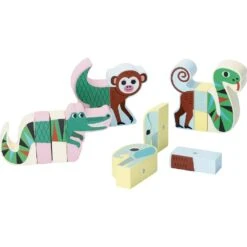 Vilac Magnetic Jungle Animals Set 7 Vilac Magnetic Jungle Animals Set -Baby Supplies yi77