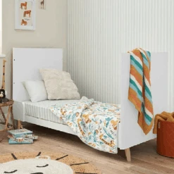 Tutti Bambini Fika 2 Piece Room Set – White/Light Oak -Baby Supplies yju7t6i