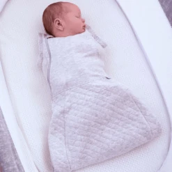 Purflo Swaddle To Sleep Bag Minimal Grey All Seasons 0-4 Months, 2.5 Tog -Baby Supplies ytyt 2