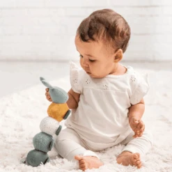 Nattou Lapidou Activity Caterpillar Rust -Baby Supplies yyiyyiyi