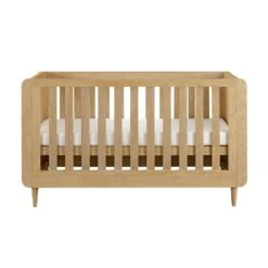 Tutti Bambini Japandi Cot Bed – Light Oak 19 Tutti Bambini Japandi Cot Bed – Light Oak -Baby Supplies zsde 2