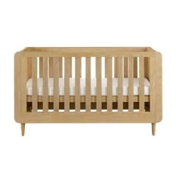 Tutti Bambini Japandi Mini 3 Piece Room Set – Light Oak -Baby Supplies zsde