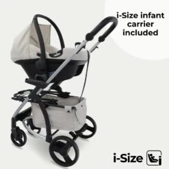 My Babiie MB200i Travel System With I-Size Car Seat – Oatmeal -Baby Supplies zsder