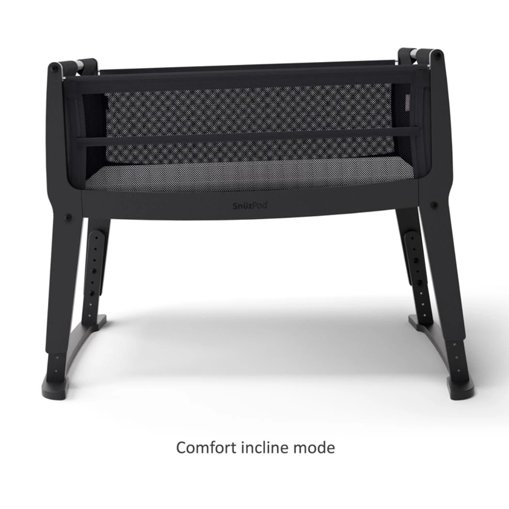 SnuzPod Studio Bedside Crib With Mattress Brooklyn Graphite 8 SnuzPod Studio Bedside Crib With Mattress Brooklyn Graphite - Image 6