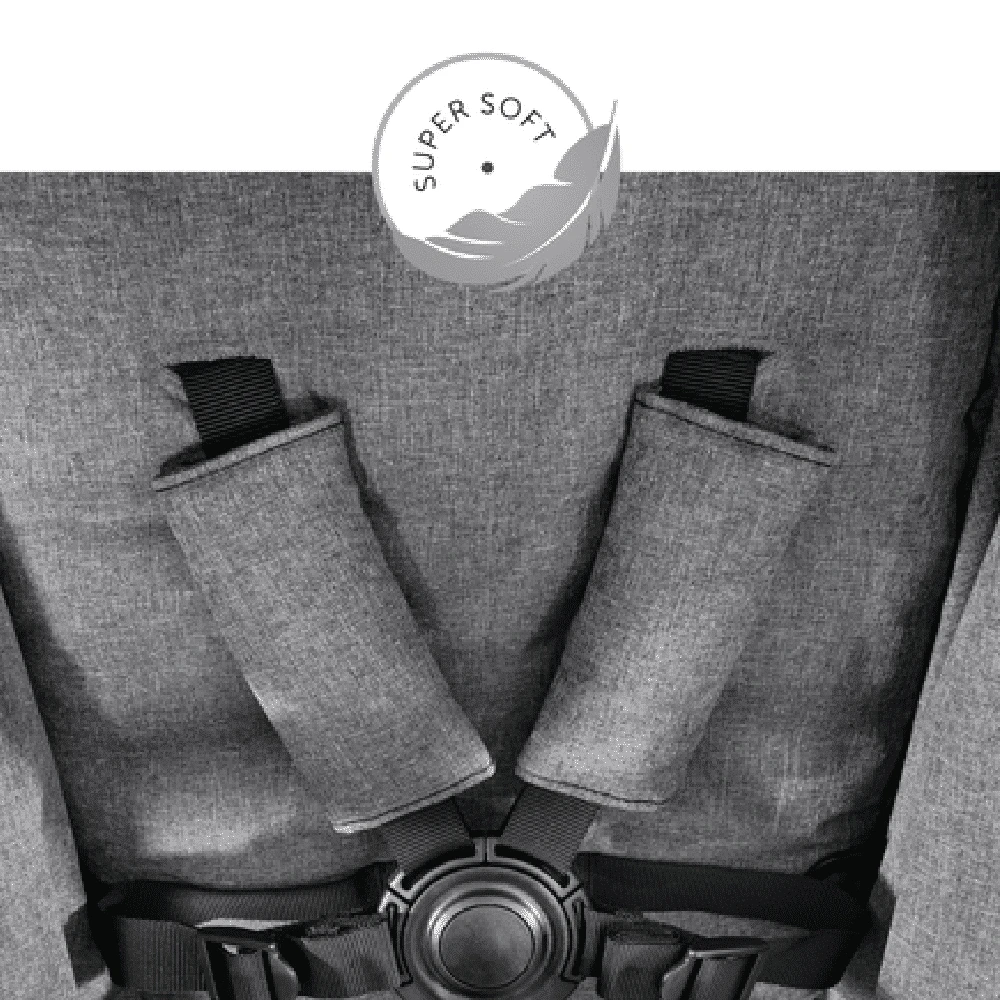 Hauck Melange Grey Atlantic Twin Stroller/Carrycot Bundle 2 13 Hauck Melange Grey Atlantic Twin Stroller/Carrycot Bundle 2 - Image 11